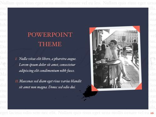 Vintage Album PowerPoint Template, Diapositive 17, 05810, Modèles de présentations — PoweredTemplate.com