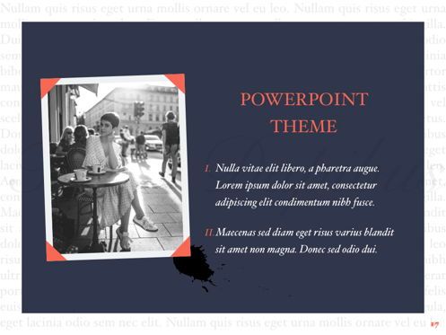 Vintage Album PowerPoint Template, Diapositive 18, 05810, Modèles de présentations — PoweredTemplate.com