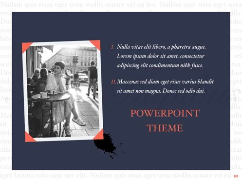 Vintage Album PowerPoint Template, Diapositive 22, 05810, Modèles de présentations — PoweredTemplate.com