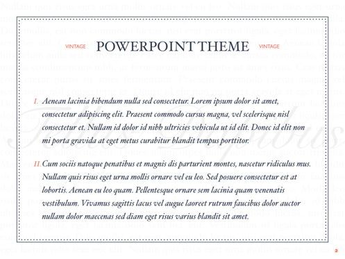Vintage Album PowerPoint Template, Slide 3, 05810, Modelli Presentazione — PoweredTemplate.com