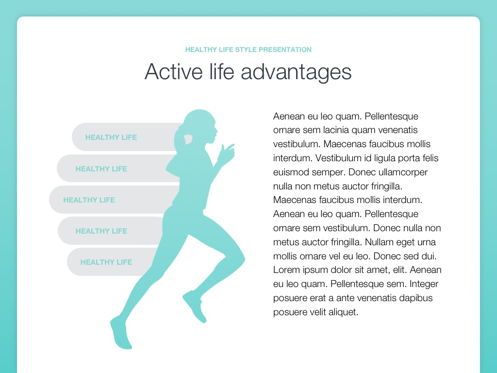Wellbeing Google Slides Template, Diapositive 10, 05824, Infographies — PoweredTemplate.com