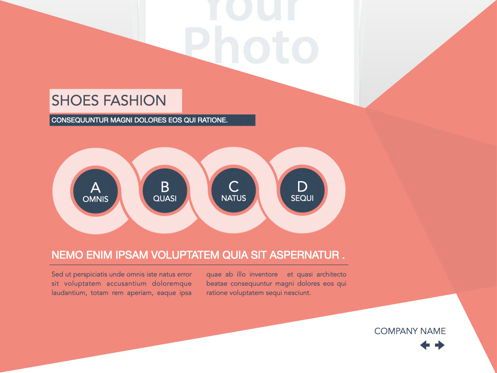Coral Shapes Powerpoint Presentation Template, 幻灯片 33, 05836, 演示模板 — PoweredTemplate.com