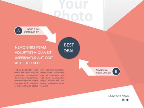Coral Shapes Powerpoint Presentation Template, Dia 5, 05836, Presentatie Templates — PoweredTemplate.com