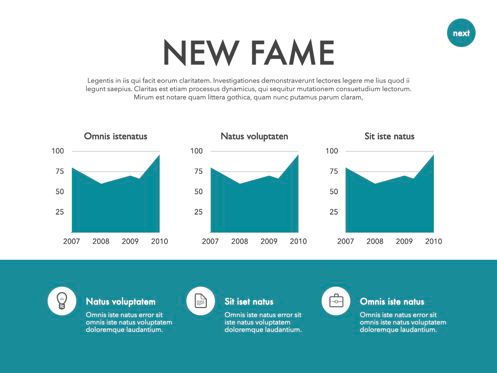 New Fame Powerpoint Presentation Template, Slide 40, 05840, Templat Presentasi — PoweredTemplate.com