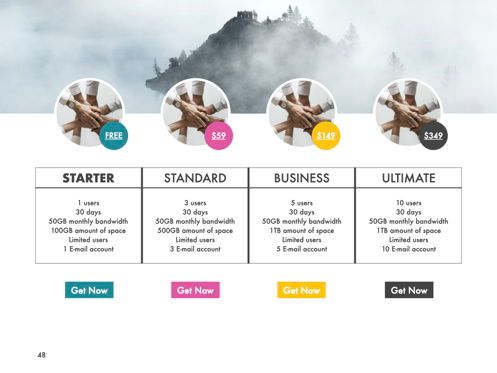 New Fame Powerpoint Presentation Template, Dia 44, 05840, Presentatie Templates — PoweredTemplate.com