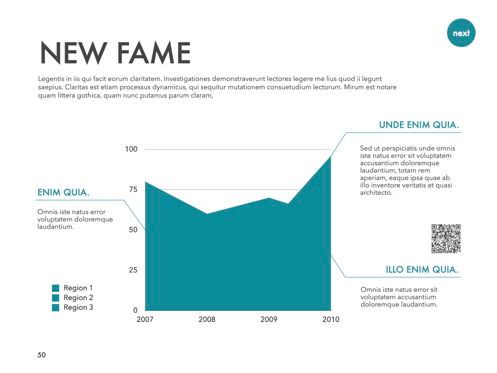 New Fame Powerpoint Presentation Template, Dia 47, 05840, Presentatie Templates — PoweredTemplate.com