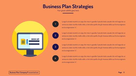 Company Business Plan, Slide 3, 05851, Presentation Templates — PoweredTemplate.com