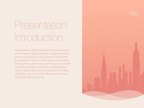 Sunrise City PowerPoint Template, Diapositive 4, 05853, Modèles de présentations — PoweredTemplate.com