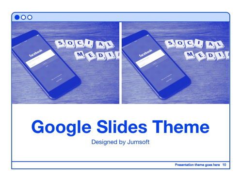 Social Media Guide Google Slides, Slide 11, 05854, Presentation Templates — PoweredTemplate.com