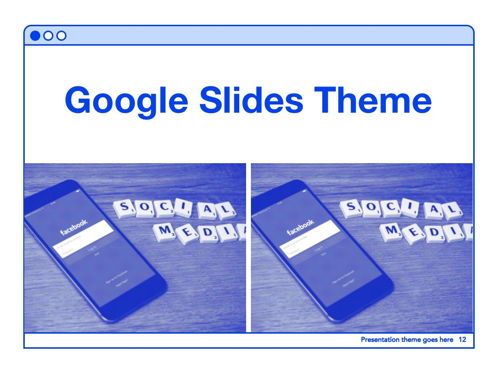 Social Media Guide Google Slides, Slide 13, 05854, Templat Presentasi — PoweredTemplate.com