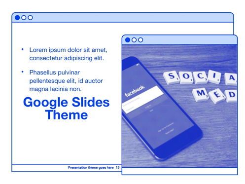 Social Media Guide Google Slides, Slide 16, 05854, Templat Presentasi — PoweredTemplate.com