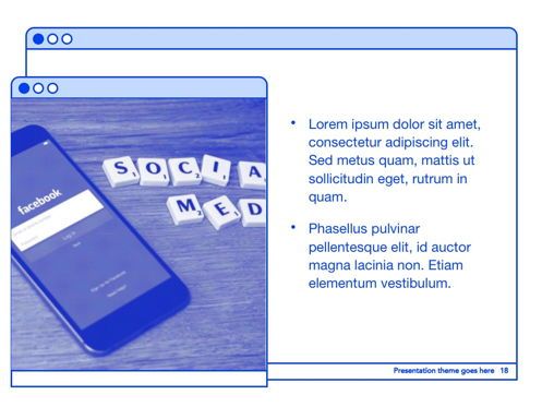 Social Media Guide Google Slides, Diapositive 19, 05854, Modèles de présentations — PoweredTemplate.com