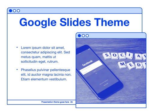 Social Media Guide Google Slides, Slide 27, 05854, Presentation Templates — PoweredTemplate.com