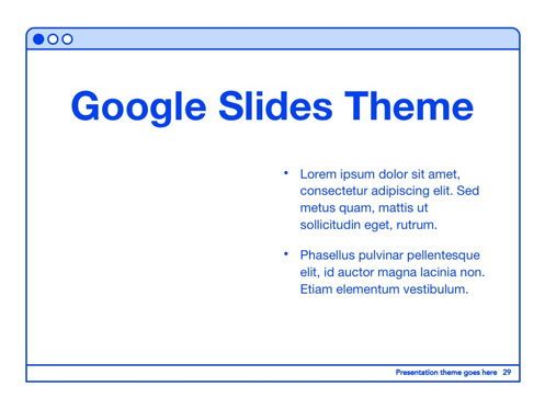 Social Media Guide Google Slides, Slide 30, 05854, Presentation Templates — PoweredTemplate.com