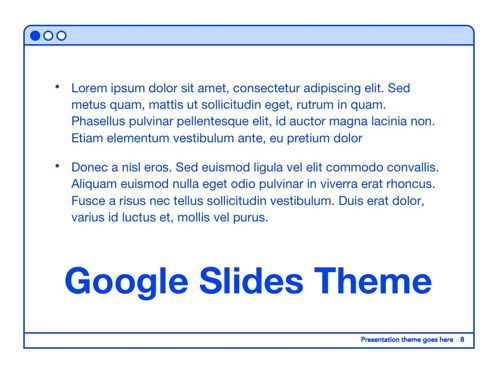 Social Media Guide Google Slides, Slide 9, 05854, Presentation Templates — PoweredTemplate.com
