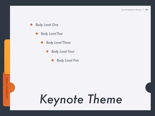 Sense of Order Keynote Template, Diapositive 11, 05858, Modèles de présentations — PoweredTemplate.com