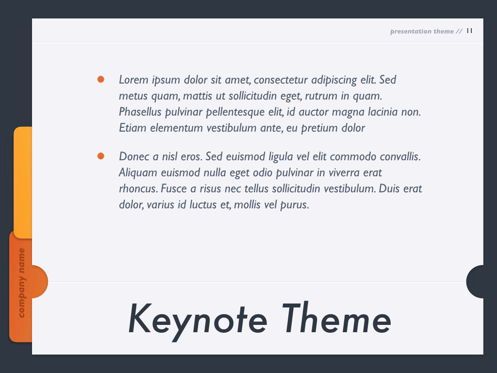 Sense of Order Keynote Template, Slide 12, 05858, Presentation Templates — PoweredTemplate.com