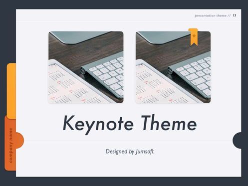 Sense of Order Keynote Template, Diapositive 14, 05858, Modèles de présentations — PoweredTemplate.com