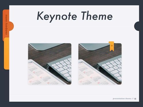 Sense of Order Keynote Template, Slide 16, 05858, Presentation Templates — PoweredTemplate.com