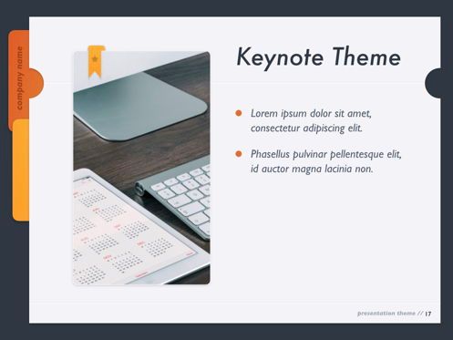 Sense of Order Keynote Template, Slide 18, 05858, Modelli Presentazione — PoweredTemplate.com