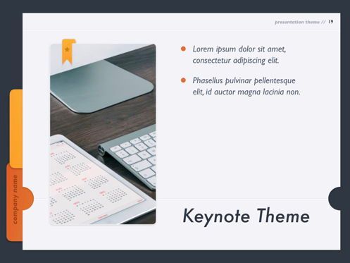 Sense of Order Keynote Template, Diapositive 20, 05858, Modèles de présentations — PoweredTemplate.com