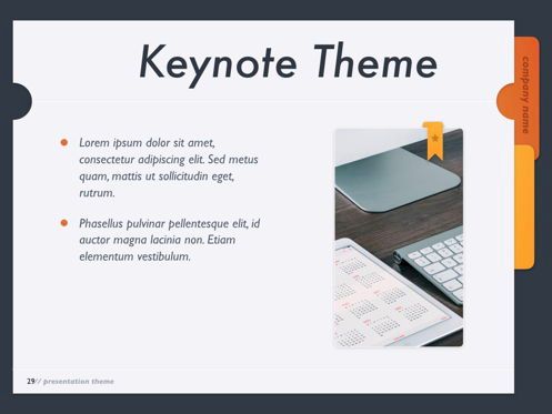 Sense of Order Keynote Template, Slide 30, 05858, Presentation Templates — PoweredTemplate.com