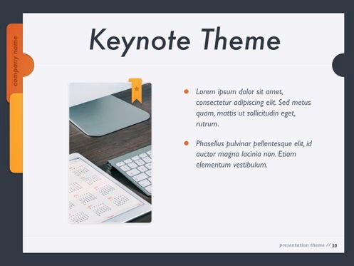 Sense of Order Keynote Template, Diapositive 31, 05858, Modèles de présentations — PoweredTemplate.com
