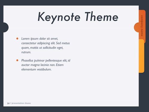 Sense of Order Keynote Template, Slide 32, 05858, Templat Presentasi — PoweredTemplate.com