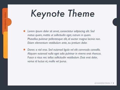 Sense of Order Keynote Template, Slide 4, 05858, Presentation Templates — PoweredTemplate.com