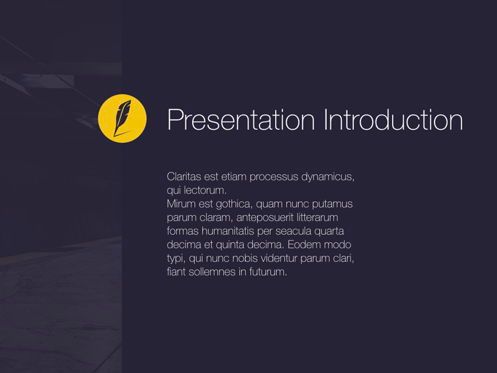 Wordsmith PowerPoint Template, Diapositive 4, 05866, Modèles de présentations — PoweredTemplate.com
