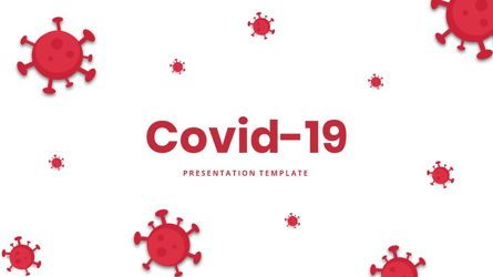 Covid19 - Presentation Template, 슬라이드 2, 05870, 의학 도표 및 차트 — PoweredTemplate.com