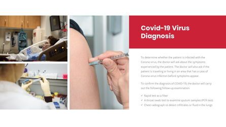 Covid19 - Presentation Template, Diapositiva 7, 05870, Diagramas y gráficos médicos — PoweredTemplate.com