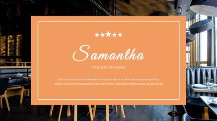Samantha - Food Restaurant Powerpoint Template, スライド 39, 05875, プレゼンテーションテンプレート — PoweredTemplate.com