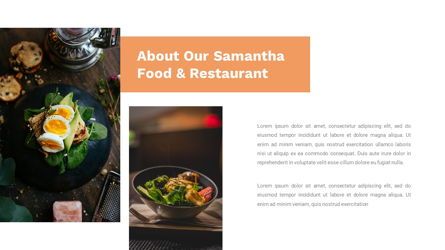 Samantha - Food Restaurant Powerpoint Template, Diapositiva 4, 05875, Plantillas de presentación — PoweredTemplate.com