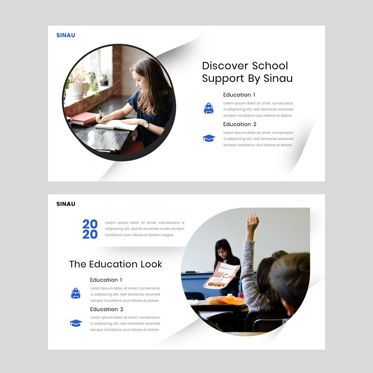Sinau - Smart Education PowePoint Template, Diapositiva 16, 05878, Plantillas de presentación — PoweredTemplate.com