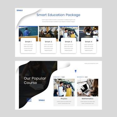 Sinau - Smart Education PowePoint Template, Diapositive 7, 05878, Modèles de présentations — PoweredTemplate.com
