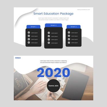 Sinau - Smart Education PowePoint Template, Diapositiva 8, 05878, Plantillas de presentación — PoweredTemplate.com