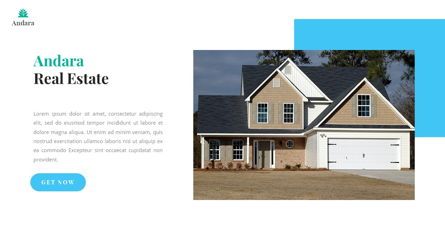 Andara - Real Estate Powerpoint Template, Slide 3, 05888, Text Boxes — PoweredTemplate.com
