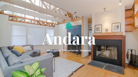 Andara - Real Estate Powerpoint Template, Folie 38, 05888, Textfelder — PoweredTemplate.com