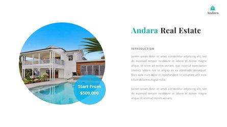Andara - Real Estate Powerpoint Template, Slide 4, 05888, Text Boxes — PoweredTemplate.com