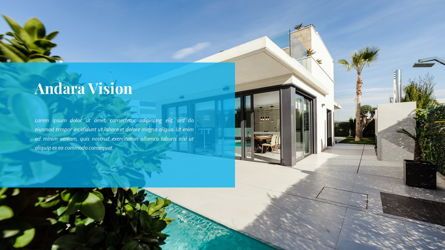 Andara - Real Estate Powerpoint Template, Slide 7, 05888, Text Boxes — PoweredTemplate.com