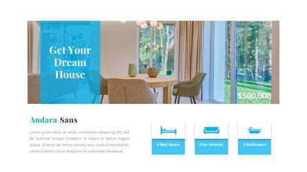 Andara - Real Estate Powerpoint Template, Slide 8, 05888, Text Boxes — PoweredTemplate.com