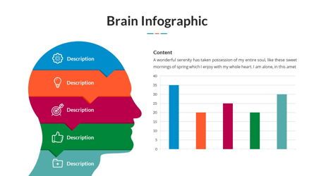 Brain Infographic for Powerpoint Template, Slide 17, 05895, Business Models — PoweredTemplate.com