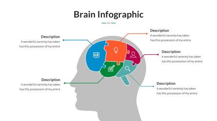 Brain Infographic for Powerpoint Template, Slide 3, 05895, Business Models — PoweredTemplate.com