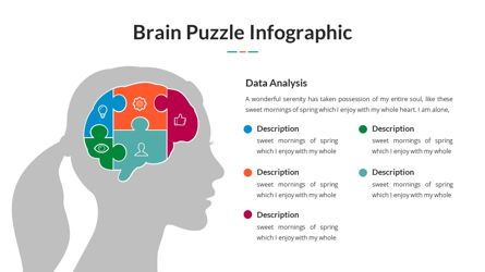 Brain Infographic for Powerpoint Template, Slide 5, 05895, Business Models — PoweredTemplate.com