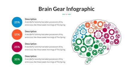 Brain Infographic for Powerpoint Template, Slide 8, 05895, Business Models — PoweredTemplate.com