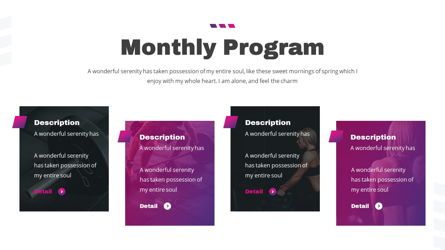 Stamin - Gym Fitness Powerpoint Template, Dia 11, 05896, Graph Charts — PoweredTemplate.com