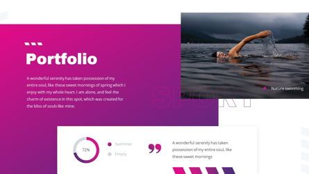 Stamin - Gym Fitness Powerpoint Template, Dia 18, 05896, Graph Charts — PoweredTemplate.com