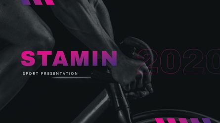 Stamin - Gym Fitness Powerpoint Template, Dia 2, 05896, Graph Charts — PoweredTemplate.com