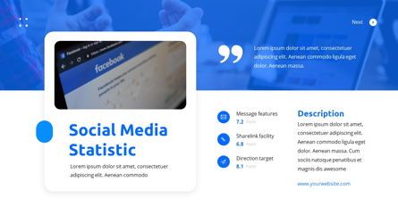 Teleria - Social Media Powerpoint Template, Slide 21, 05898, Data Driven Diagrams and Charts — PoweredTemplate.com